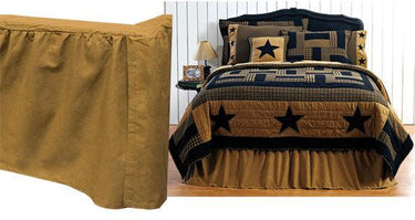 Delaware Star King Bed Skirt - The Fox Decor